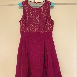 Eliza J Pink Fit & Flare Party Dress - Size 10